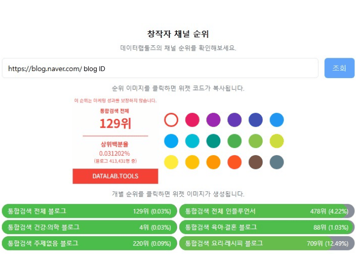 통합검색 건강의학 블로그 4위